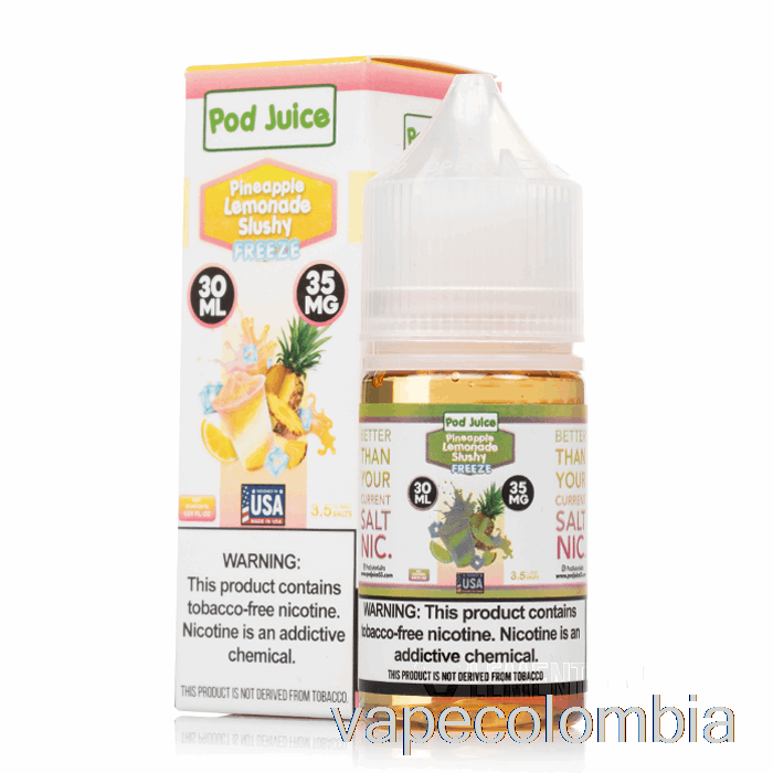 Vape Desechable Congelado Limonada De Piña Granizado - Jugo De Vaina - 30ml 55mg